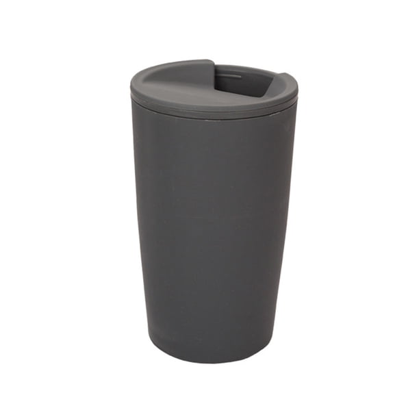 Taza de Café Bewildely Fibra de Trigo Boca Ancha Gris HA081604-01