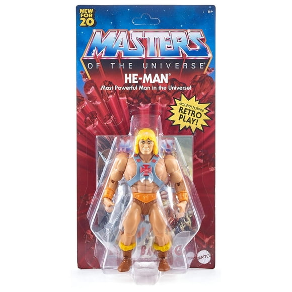 Masters of The Universe He-Man Vintage 5 1/2" Figura de acción estándar