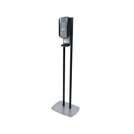 Purell LTX-12 Automatic Floor Stand Hand Sanitizer Dispenser Black/Chrome 7028-DS