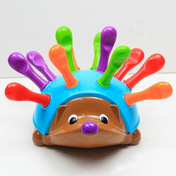 JOYWEILearning Ressources Hérisson à Motrice Fine, Jouet Sensoriel et Motricité Fine, Jouets Éducatifs pour Tout-Petits, à Partir de 18 Mois