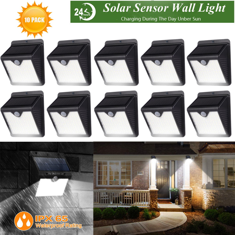 46 LED Solar Lights Outdoor Motion Sensor Security Deck Yard Fence Patio Light B
