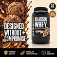 thumbnail image 3 of NutraBio Classic Whey Protein Powder- Full-Spectrum Amino Acid Profile - No Fillers, Artificial Colors, Preservatives - Low Glycemic Index - (Chocolate Peanut Butter, 2 Pounds), 3 of 9