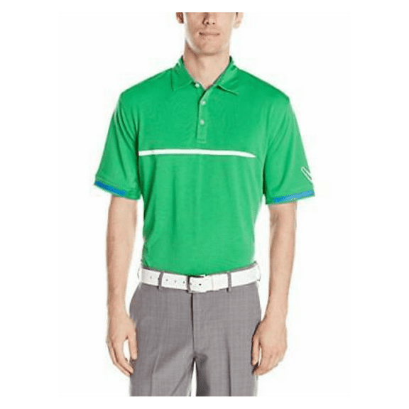 Callaway Men's Golf Short Sleeve Signature Performance Polo Shirt, Fern Green...
