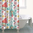 thumbnail image 4 of Colorful Mermaid Princess Pattern Shower Curtain 36"x72" ,Bathroom Decorative Shower Curtains Set with 12 Hooks,Modern Waterproof Washable Shower Curtain, 4 of 6