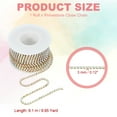 thumbnail image 2 of Uxcell Crystal Rhinestone Close Chain Trim, Crystal Claw Cup Chain Trim String for Sewing Craft DIY Colorful 10 Yard x 0.12", 2 of 7