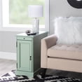 thumbnail image 2 of Pemberly Row Transitional MDF/Poplar Wood Accent Table in Blue, 2 of 20