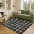 thumbnail image 6 of Addison Rugs Chantille Indoor/Outdoor Transitional Diamond Black Machine Washable Rectangle Rug, 10' x 14', 6 of 8