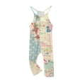 thumbnail image 6 of Wancir Girls' Casual Sleeveless Jumpsuits Spaghetti Strap Loose Romper Long Pants with Pockets, 6 of 6
