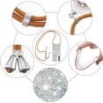thumbnail image 3 of for Samsung Galaxy S23 FE Clear Case with Crossbody Lanyard, Glitter Sparkly Bling Quicksand with Detachable Adjustable Shoulder Neck Strap Cover Cases for Samsung S23 FE QKG Silver, 3 of 7