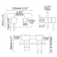 thumbnail image 3 of Upgrades Hand Bidet With Hot Cold Mixers Feminine Wash Bidet Warm Water Bidet Attachment Elderly Care Bidet Solution Brushed Gold, 3 of 5