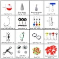 thumbnail image 3 of 228pcs Fishing Accessories Kit Jig Hooks Bullet Bass Casting Weights, 3 of 8