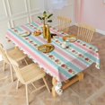 thumbnail image 3 of Pioneer Flower Floral Print Pattern Rectangle Tablecloth 60"x120", Waterproof Polyester Table Cloth, Wipeable Spillproof for Dining Camping Indoor Outdoor, 3 of 6