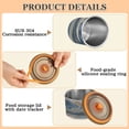 thumbnail image 5 of Food Storage Can - Keep Coffee Tea Flour & More Fresh - Ideal for Cereal Nuts & Pet Food Gray Swirling Water900ml, 5 of 9