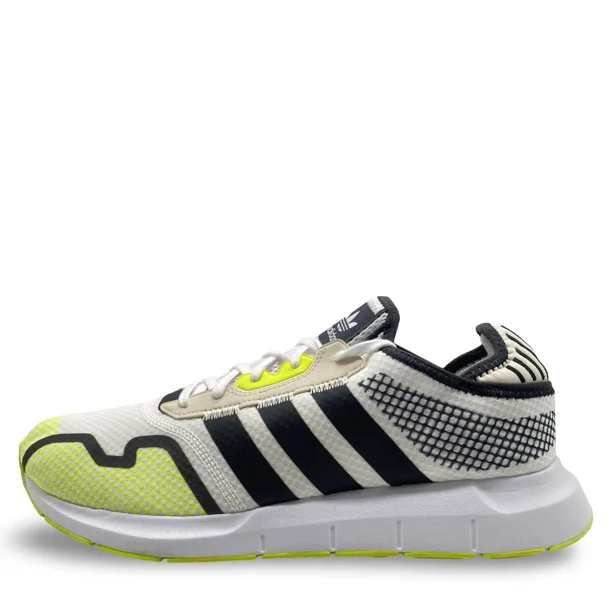 Adi-das Swift Run X Mens White Solar Yellow Sneaker Running Comfort Shoes Size 13