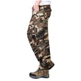 thumbnail image 4 of UTTOASFAY Men Pants Men'S Plus Size Pure Cotton Thick Camouflage Multi-Pocket Wear-Resistant Overalls Trousers, 4 of 6
