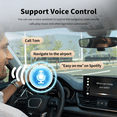 thumbnail image 4 of 2 in 1 Car Android Auto Dongle Plug&Play Wireless Carplay Adapter WIFI Bluetooth 5.0 Fast Connection Smart AI Box,1 x Carplay Adapter,Black, 4 of 5
