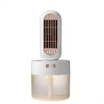 thumbnail image 1 of Ventilador de pulverización de niebla de agua Inteprter Ajustable de mano Auto Apagado Humidificador Blanco, 1 of 6