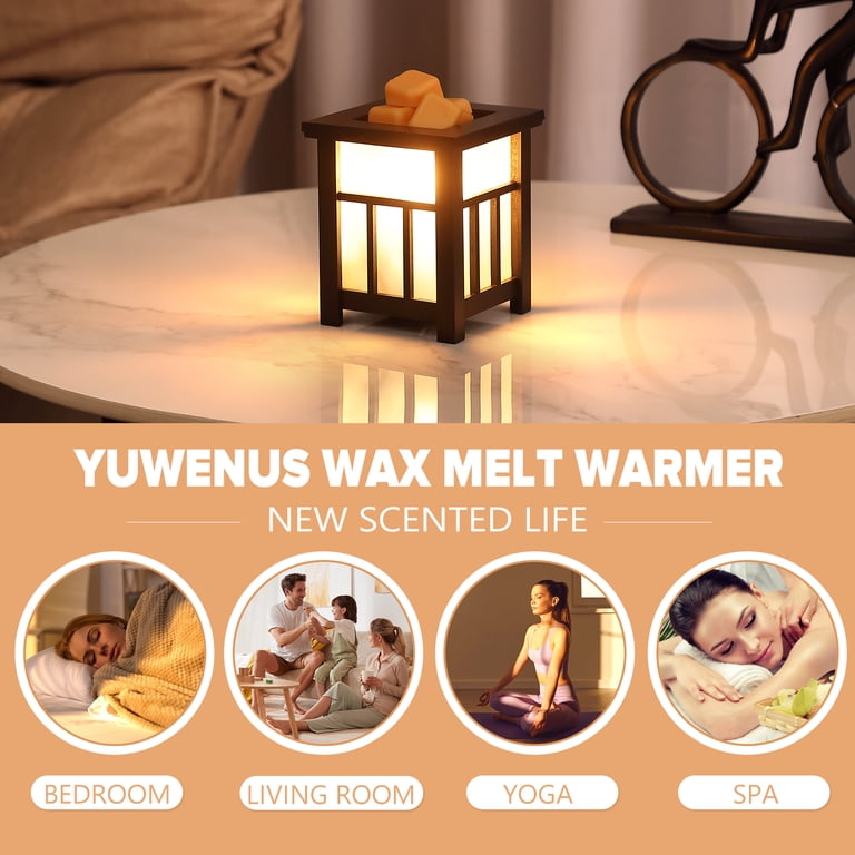 Untimaty Wood Wax Warmer with Eastern Design photo 3