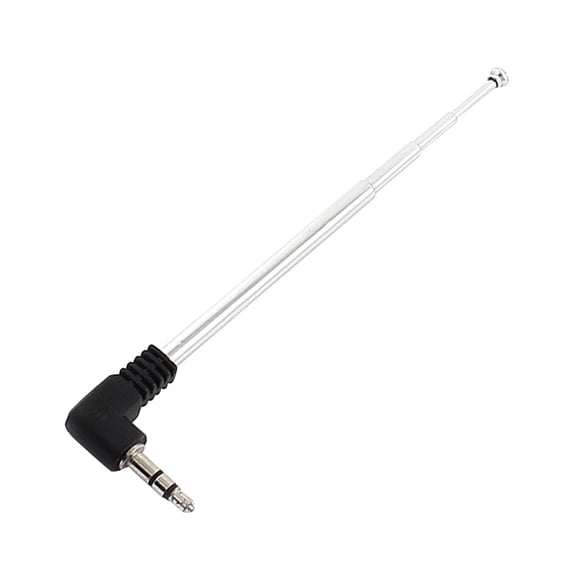 8cm to 24.5cm 4 Sections Telescoping Antenna Aerial to 3.5mm Audio Male Connector