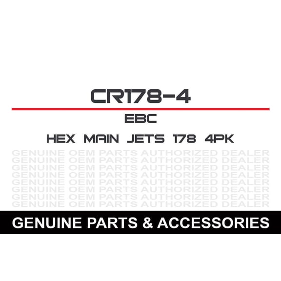 EBC Brakes CR178-4 Jets & Jet Kits
