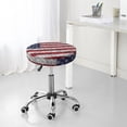 thumbnail image 7 of Susaid America Flag Glitter Print Elastic Bar Stool Cover Personalized Washable Stool Cover for Barbershop Home Bar Kitchen-13 inch, 7 of 7