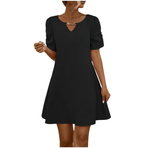 LYXSSBYX Summer Dresses for Women 2024 Women's Fashion Able Printed Dress