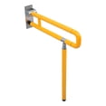 thumbnail image 1 of Yinanstore Poignée de Toilette Pliable, Rails de Toilette avec Poignée de Douche, Support de Rail de Toilette Salle de Bain, Support de Handicap, Barres de Douche Salle de Bain Jaune, 1 of 7