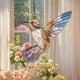 thumbnail image 4 of Decoración de ventana con búho patriótico | Atrapasueños acrílico rojo, blanco y azul | Adorno colgante para interior y exterior, ideal como regalo para el jardín de casa, 4 of 6