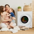 thumbnail image 2 of ZOKOP GYJ40-168I1 Compact portable Household clothes Dryer 4KG 2.6CUFT with Stainless Steel Drum White 120V 1400W MECHANICAL Control, 2 of 16