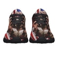 thumbnail image 5 of Pitbull American flag Shoes Sneakers Black Size 6, 5 of 7