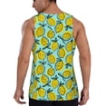 thumbnail image 3 of Gaeub Lemon1 Men's Athletic Tank Top, Workout Sleeveless Shirts, Running Tank Tops for Gym, Running, Training - X-Large, 3 of 9