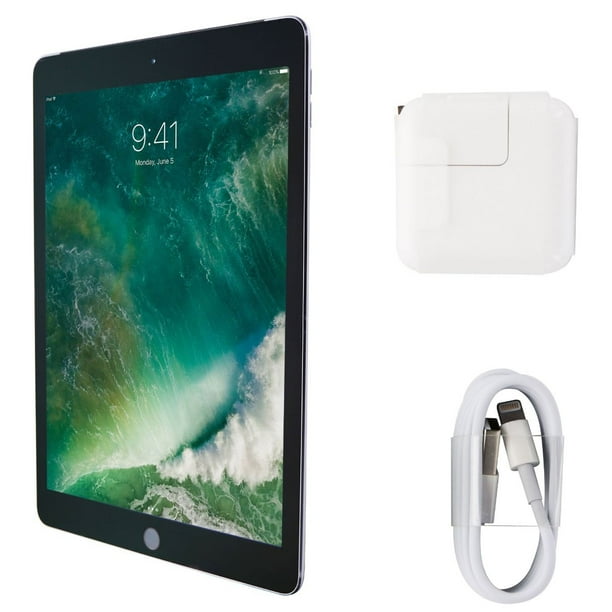 Apple Ipad 6 Mr7j2ll A 9 7 Inch Wifi Only Tablet 128gb Space Gray A13 Refurbished Walmart Com Walmart Com