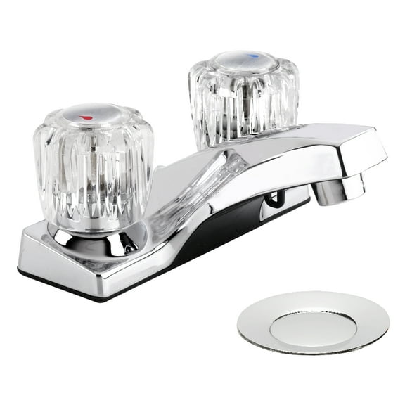 Belanger EBA74WCP Dual Handle Bathroom Faucet with Drain, Chrome