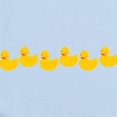 thumbnail image 2 of CafePress - Duckies In A Row Infant Bodysuit - Baby Light Bodysuit, Size Newborn - 24 Months, 2 of 4