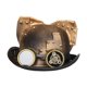 thumbnail image 1 of Sombrero de Cosplay Steampunk jinwen vintage sombreros de copa antiguos, 1 of 8