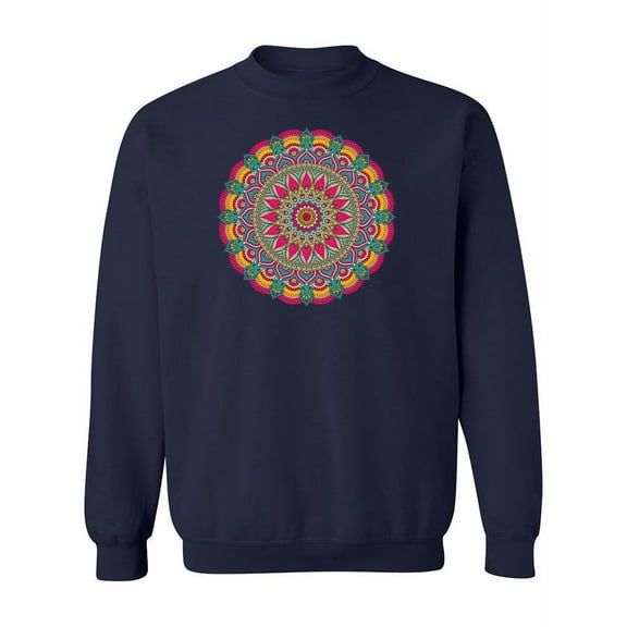Floral Mandala Design.  Sweatshirt Women -Image by Shutterstock, Female Large
