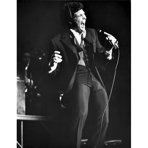 Tom Jones singing Photo Print (24 x 30)