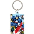 thumbnail image 1 of Marvel Comics - Llavero de Metal Capitán América (Multicolor), 1 of 2