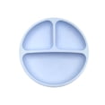 thumbnail image 1 of Plato de silicona para comedor, vajilla para cena infantil, para niños pequeños, adultos, cuencos para comer lavables, vajilla reutilizable para el hogar, azul seitruly BA000329-04, 1 of 6