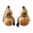 thumbnail image 1 of Botella de agua Colgante de calabaza 150ml Gloria Artesanía Olla Ornamento, 1 of 9
