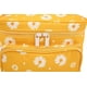 thumbnail image 5 of Bolsa de maquillaje para mujer, bolsa de maquillaje grande con asa, bolsa organizadora de maquillaje para niñas con soporte para brochas, Margarita, 5 of 7