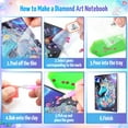 thumbnail image 4 of Gifts for Girls 5 7 8 9 Year Old, Unicorn Craft Kits for Kids Age 6 8 10 12 Diamond Painting Kit Unicorns Toys for 7-11 Year Olds Girls Birthday Gifts Gem Arts and Crafts for Kids Stationary, 4 of 7