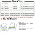 thumbnail image 3 of RYRJJ Women's Plus Size Front Closure Posture Bra Wireless Back Support Full-Coverage Comfy Unpadded Sports Bras(White,XL), 3 of 9