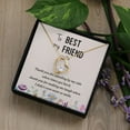 thumbnail image 6 of To My Best Friend Thank you Forever Necklace w Message Card, 6 of 20