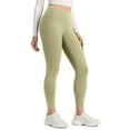 thumbnail image 2 of Matte Fleece Lined Leggings - Thermal Casual Lounge Workout Womens Yoga Full Length Pants Winter Warm Green L, 2 of 5