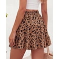 thumbnail image 3 of BTFBM Summer Skirts for Women Floral High Waist Shorts Underneath Boho Tiered Flowy Tennis Skorts Casual Mini Skirt, 3 of 7
