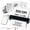 Black, variant on HPRT 610Pro Portable Thermal Printer - 300DPI Wireless Bluetooth Inkless Printer for Travel, Office, and Home, Supports US Letter & A4