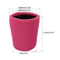 thumbnail image 2 of Unique Bargains Neoprene Insulated Reusable Coffee Tea Cups Sleeves Fuchsia, 2 of 6