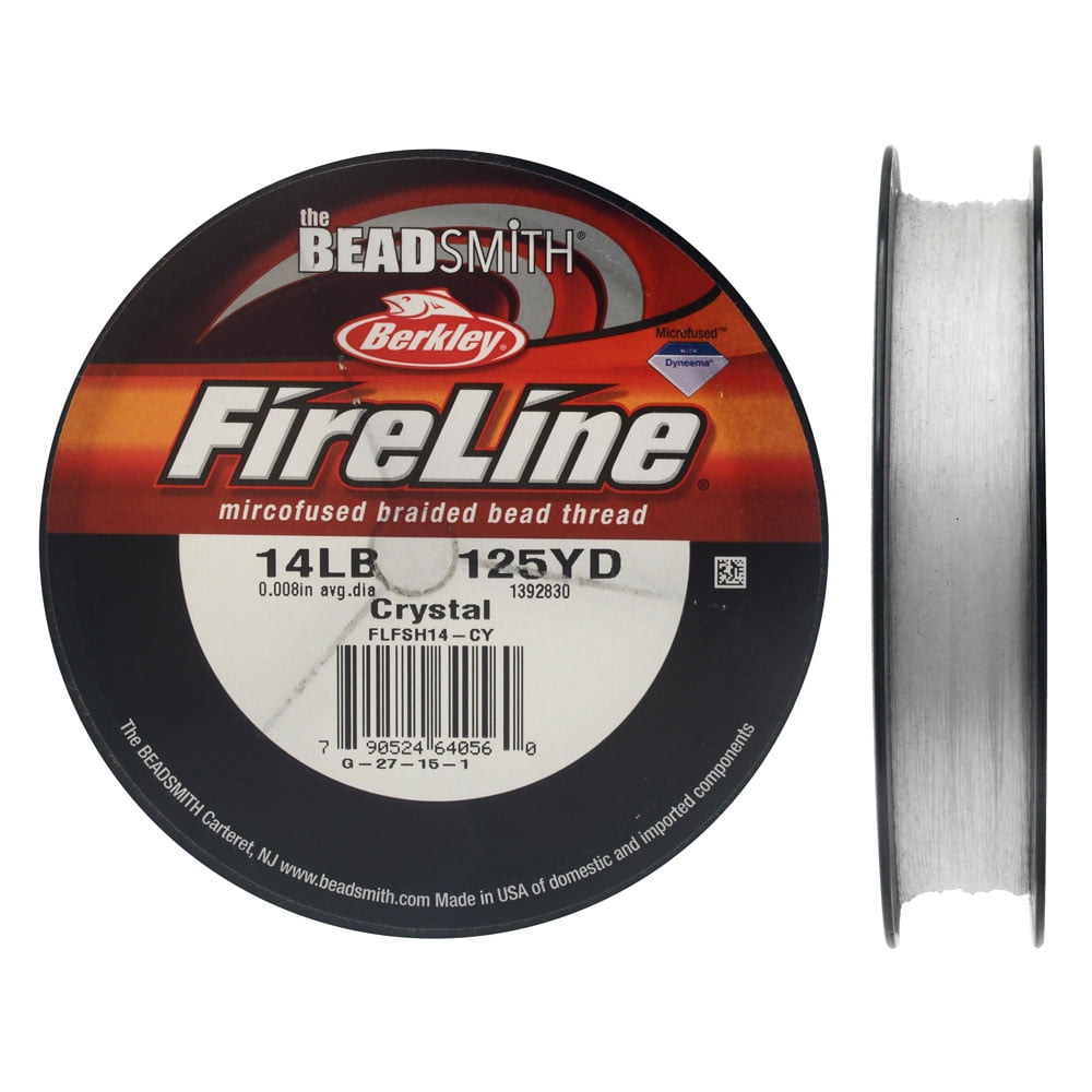 FireLine Braided Beading Thread, 14lb Test and 0.008 Thick, 125 Yards