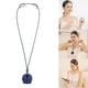 thumbnail image 3 of ador de cuello inteligente, ador de cuello ámbrico con calor para, colgante de cuello inteligente, 5 modos, de de , Azul Macarena masajeador de cuello, 3 of 8